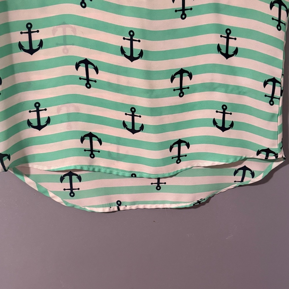 Anchor Print Blouse - Picture 6 of 8